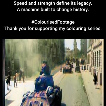 Steel Beast Soviet T-34 Tank in Action #ColourisedHistory