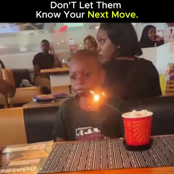 I thought he was shy at first😂