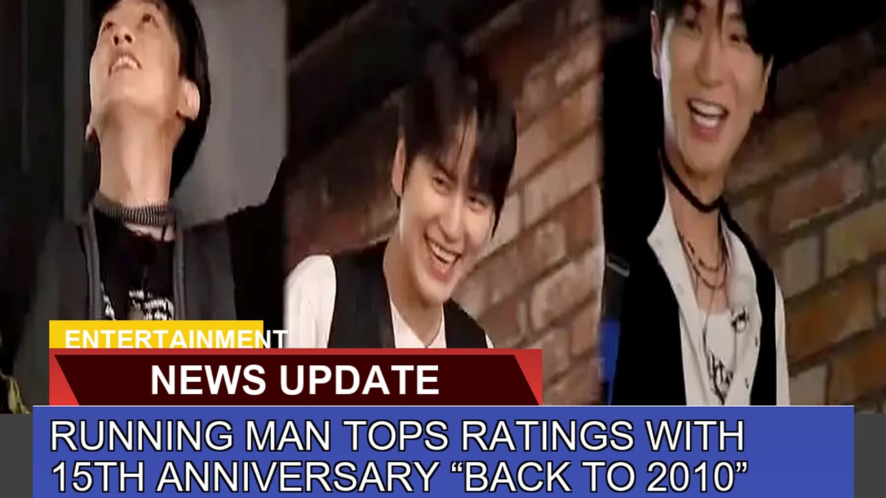Running Man Tops Ratings with 15th Anniversary Ba