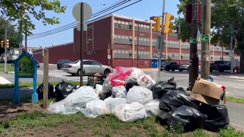 Garbage piles up in Philadelphia as thousands of city workers strike