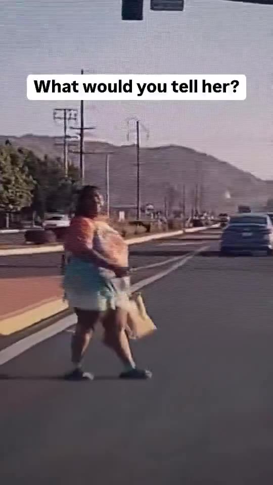 Imagine walking out in front of a car