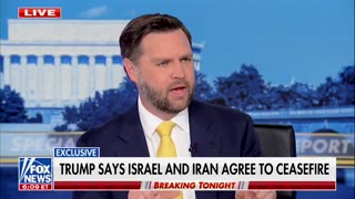 Vice President JD Vance says that thanks to President Trump's courageous leadership, Iran's nuclear program has been destroyed and the 12-day war is over.