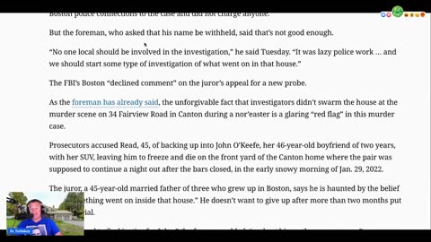 Karen Read case: The Foreman speaks