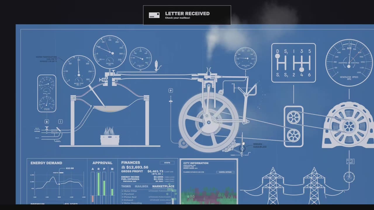 Steam Engine Simulator (one year)