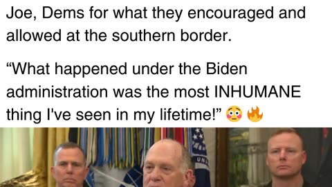 WATCH: Tom Homan Slams Lying Media in Powerful Speech