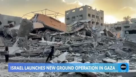 Israel begins a ground invasion of Gaza