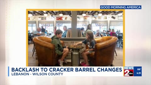 [2025-08-22] Cracker Barrel continues to spark outrage over their new logo, menu and redesign. 