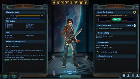 Star Traders: Frontiers 1 Starting as a Cadar Smuggler on a Paladin