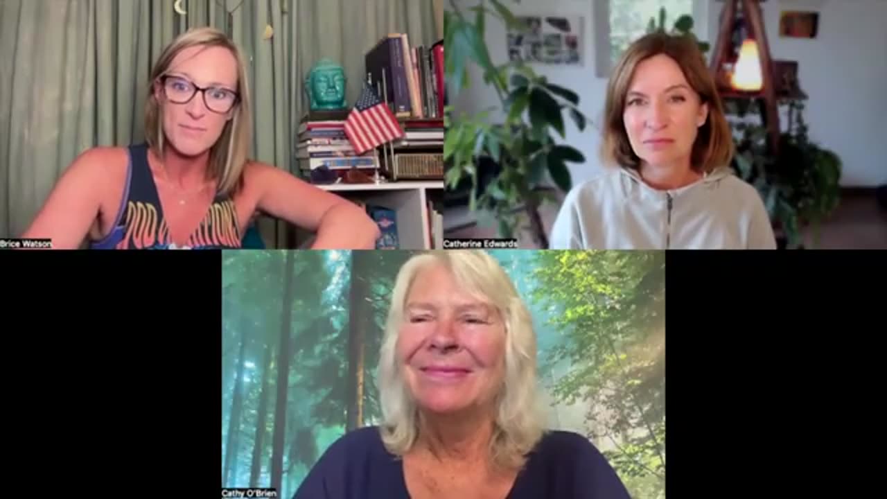 MK Ultra, Монарх и исцеление Кэти О'Брайен на шоу Кэтрин Эдвардс