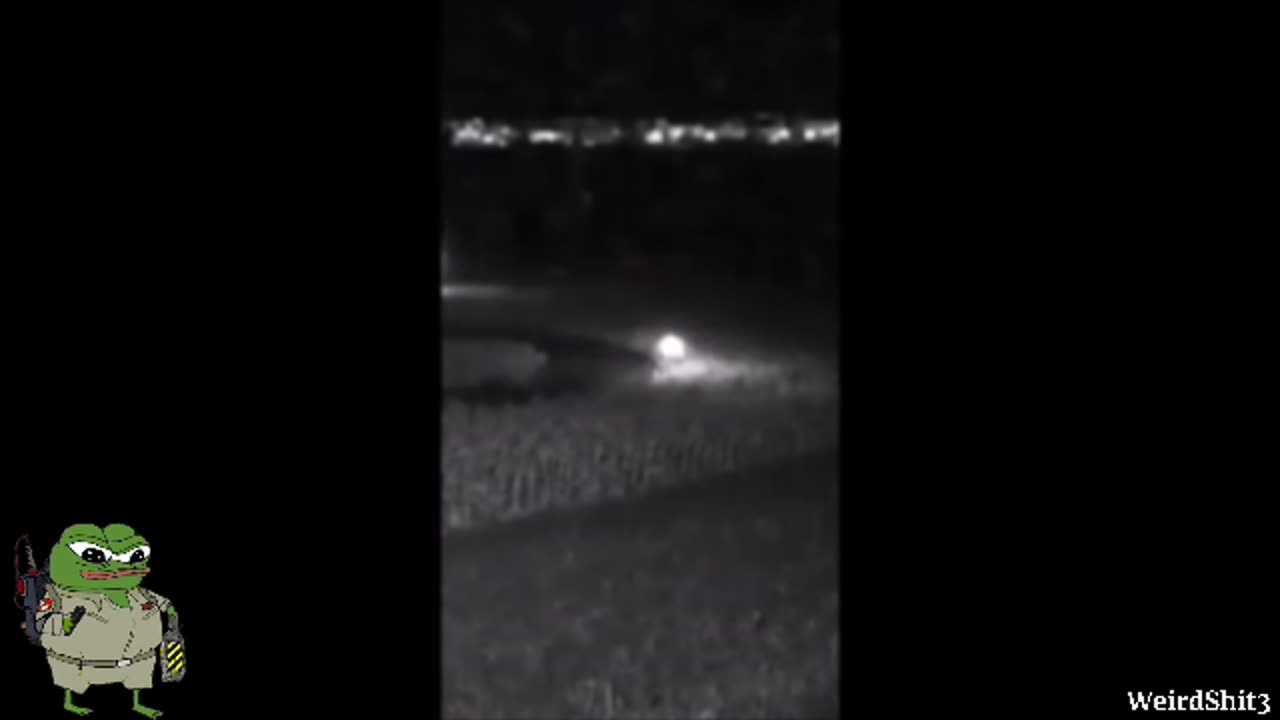 FARMERS SECURITY CAMERA CAPTURED THE FORMATION OF A CROP CIRCLE