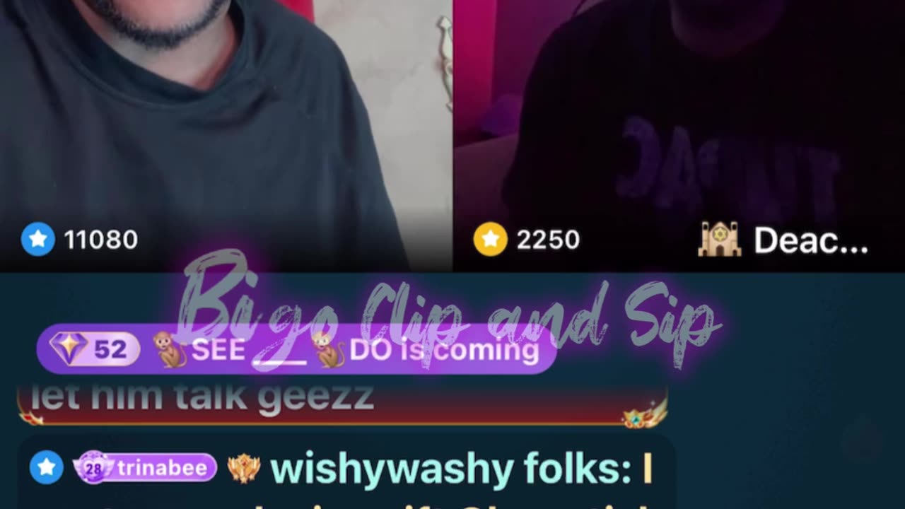 TrinaB lines the brother n talks about TomiKay vs DollaBill auntie 5/7/25 #bigoclipandsip