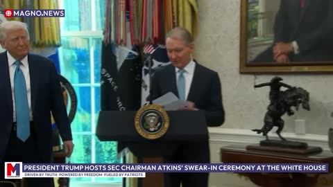 President Donald Trump swears in Pro-Crypto SEC Chairman Paul Atkins at White House [LIVE]