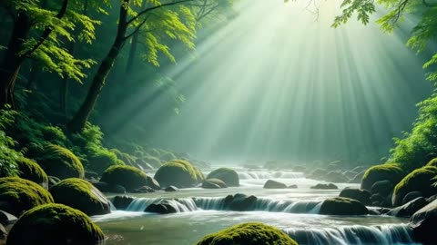 Healing River Sounds – Calm Your Mind & Improve Sleep Quality