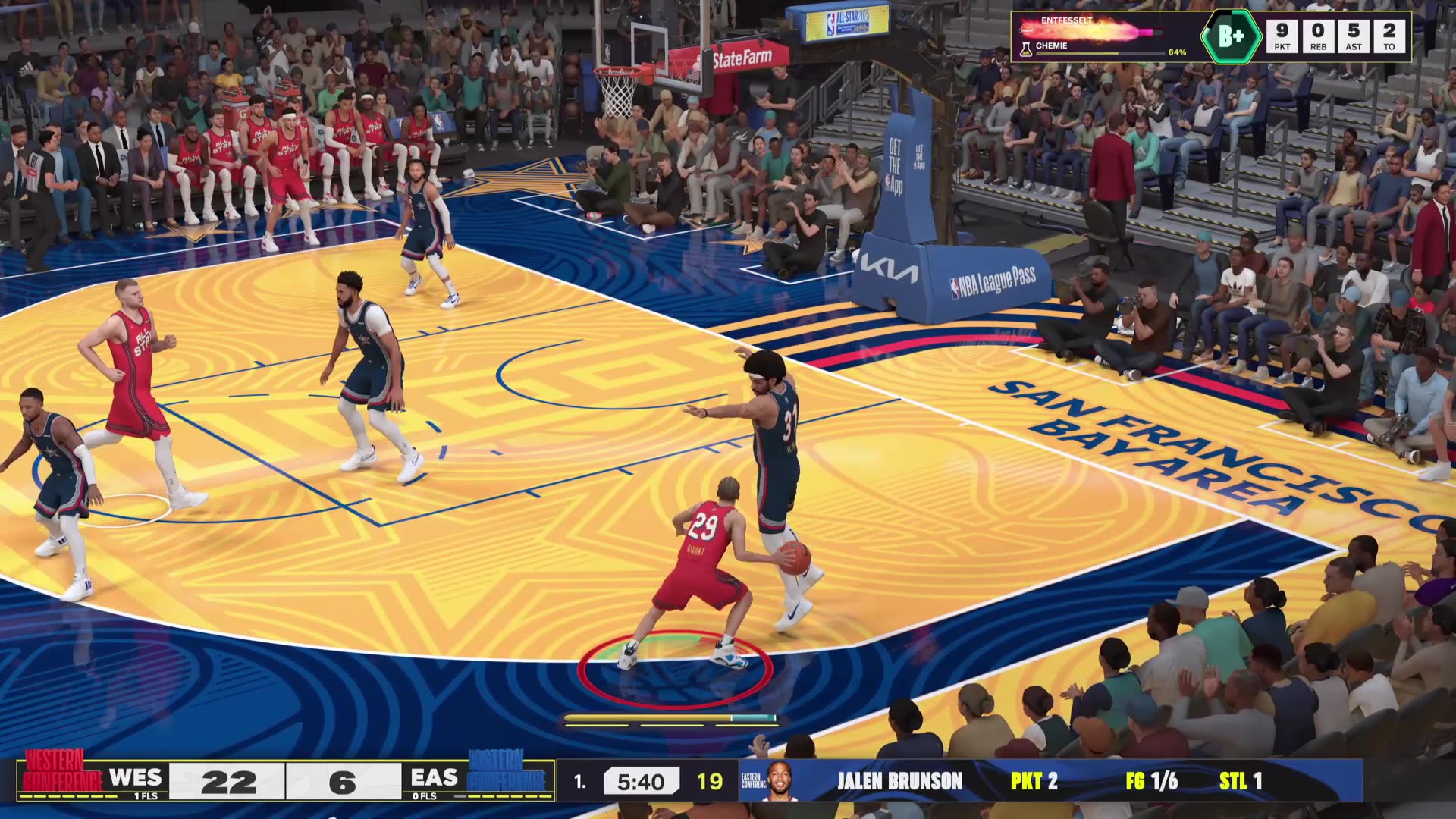 NBA 2K25 PS5 Gameplay – All-Star Game | MyPlayer Career Mode