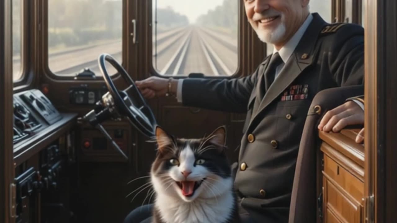 🐾 The Cat on the Platform: A Rainy Day That Changed Everything 🌧️🚉