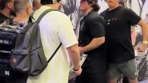 Craziest person at a bodybuilding convention