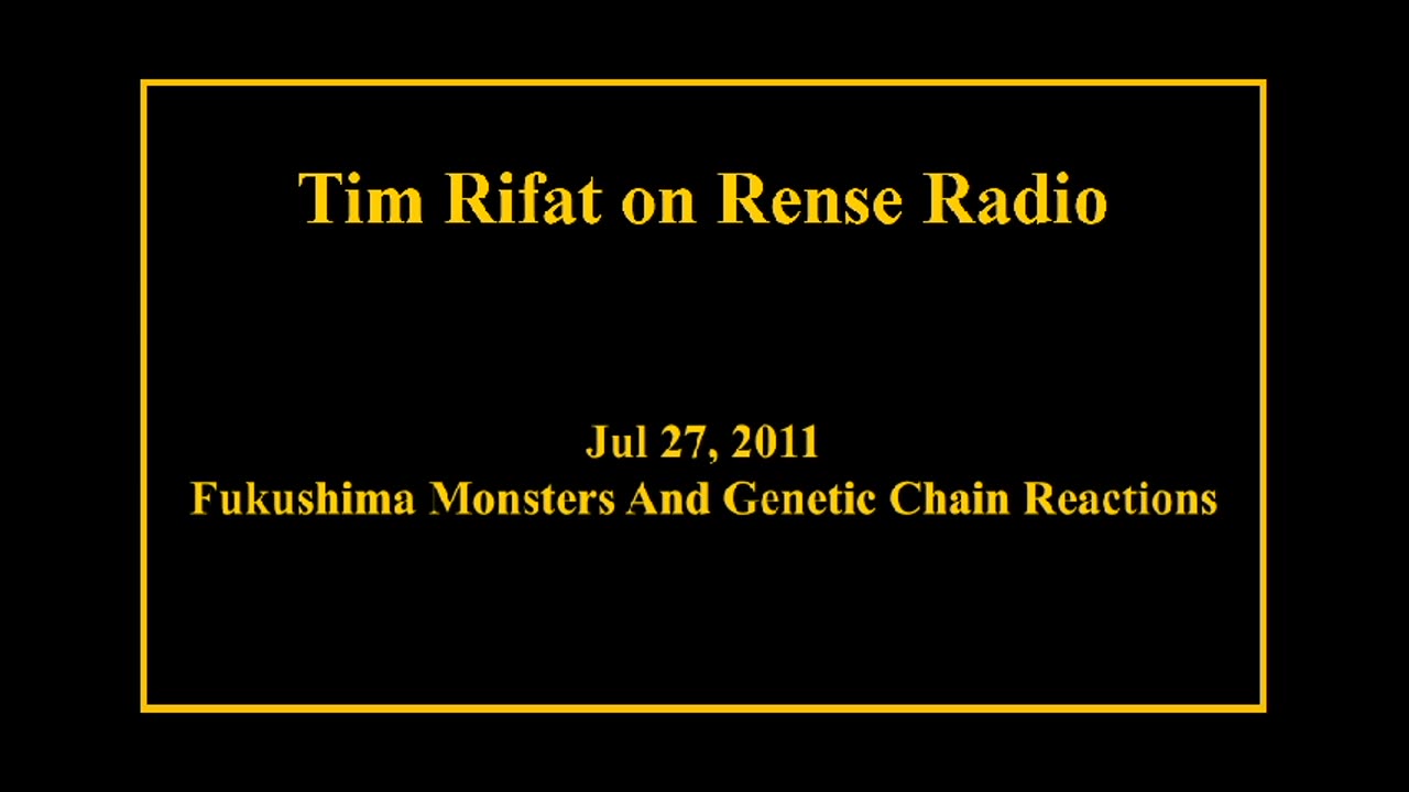 Jul 27, 2011 - Fukushima Monsters And Genetic Chain Reactions