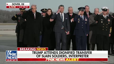 POTUS Witnesses Dignified Transfer of Sgt. William Nathaniel Howard