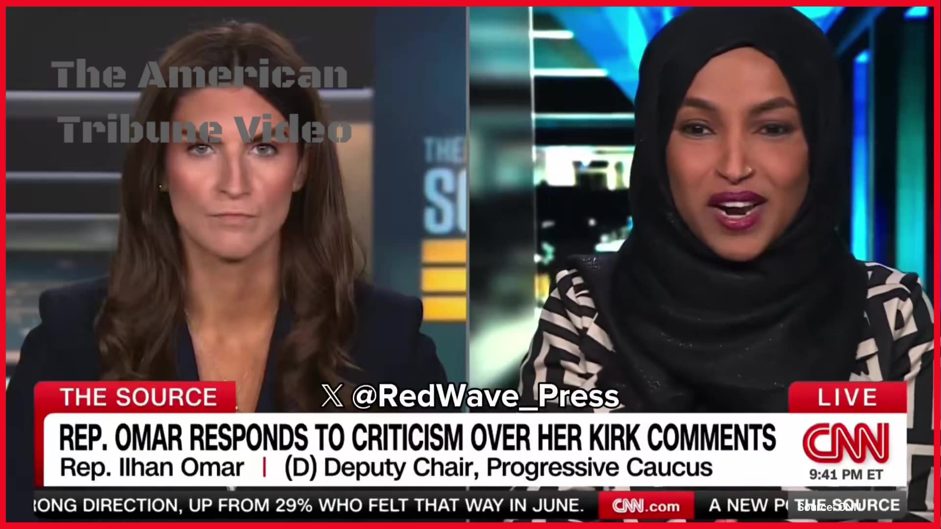 Ilhan Omar Doubles Down on Horrid Comments about Charlie Kirk