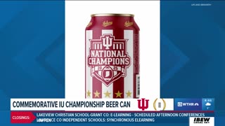 January 29, 2026 - Beer Can Commemorates Indiana University's National Football Title