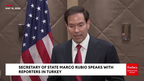 Sec. Marco Rubio Reveals He Is 'Troubled By The Humanitarian Situation' In Gaza