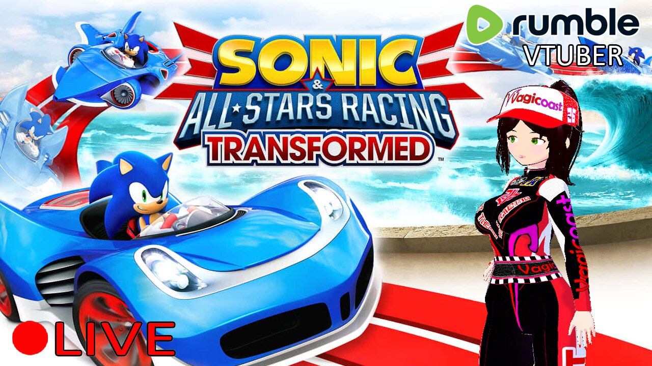 (VTUBER) - If Sonic is fast, why does he need a car - Sonic & All Stars Racing - Race Week - RUMBLE