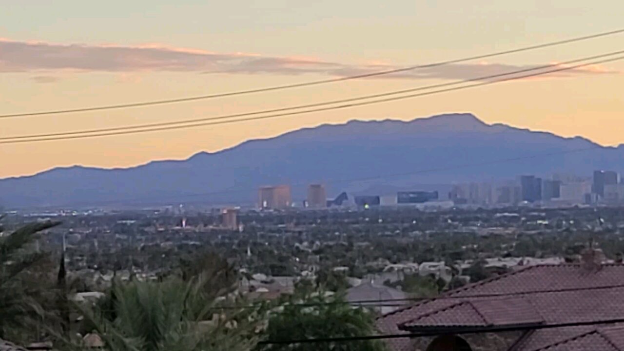 Did you SEE tonight's Las Vegas sunset? Check THIS out! 07.25.2025 #follow #lasvegas #travel #gaming