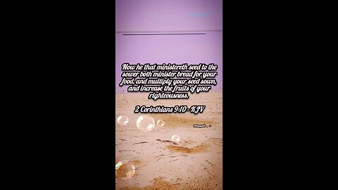 2 Corinthians 9:10 KJV