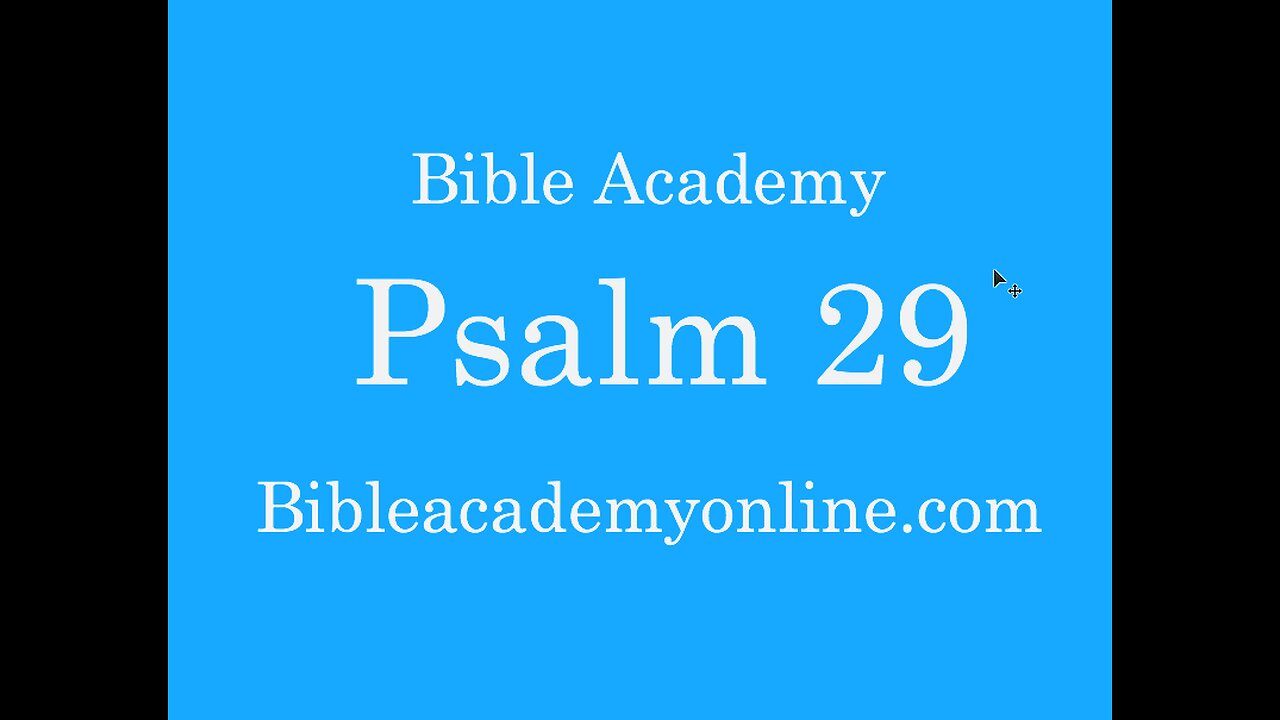 Psalm 29