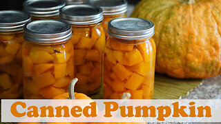 How to Can Pumpkin at Home