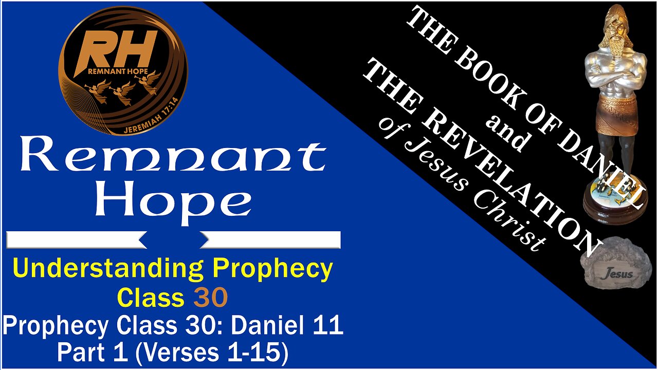 Prophecy Class 30: Daniel 11 - Part 1 (Verses 1-15)