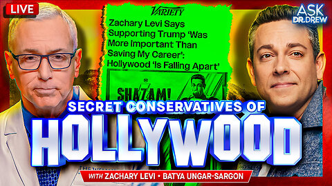 Zachary Levi: The Truth About Charlie Kirk, Secret Conservatives Of Hollywood & Why He's Building A $100m Film Studio In Bastrop, TX w/ Batya Ungar-Sargon of NewsNation – Ask Dr. Drew