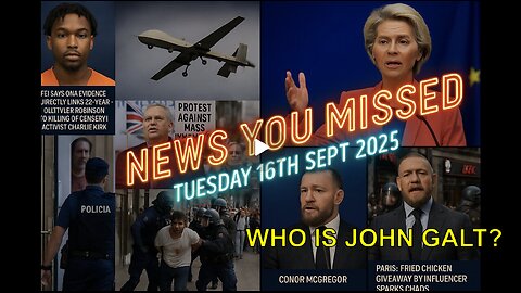 NEWS U MISSED WITH PAUL BROOKER & WARREN THORNTON TUESDAY 16TH SEPTEMBER 2025