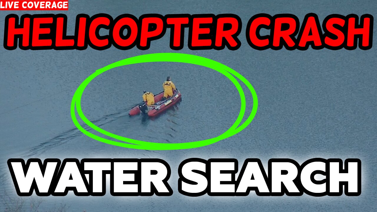 LIVE: HELICOPTER CRASH! Portage County, OHIO. Mogadore Reservoir.