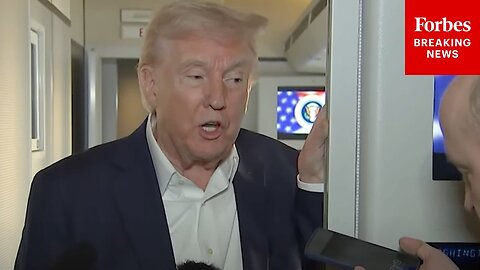 Trump Talks To Reporters About His Just-Taken Annual Physical Which Included Cognitive Test