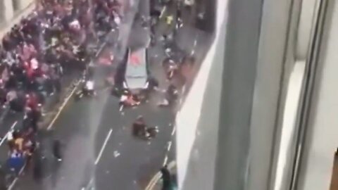 Man 'Detained' After Plowing Into Crowd Of Liverpool Football Revelers