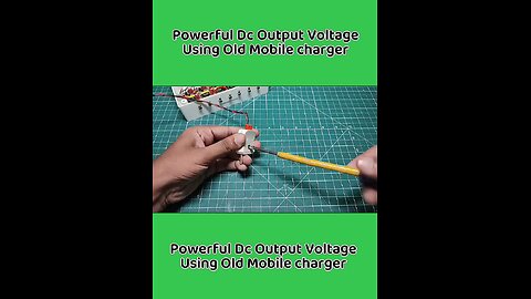 Converting Old Mobile Chargers to High Voltage DC Sources.