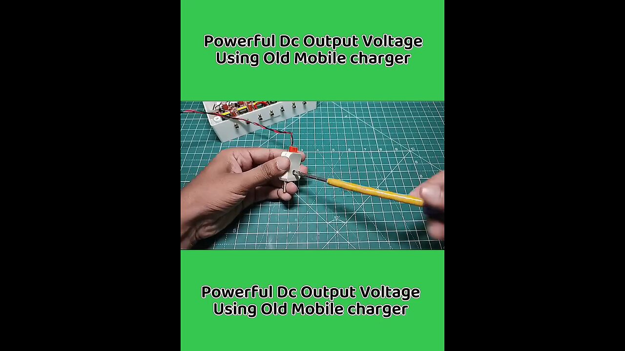 Converting Old Mobile Chargers to High Voltage DC Sources.