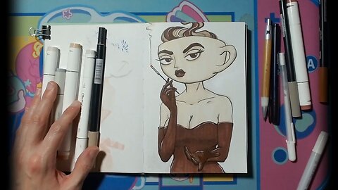 [ITALIAN BRAIN ROT] How to Draw Espressona Señora ☕: Pencil Sketch✏️ to Full Color📺!