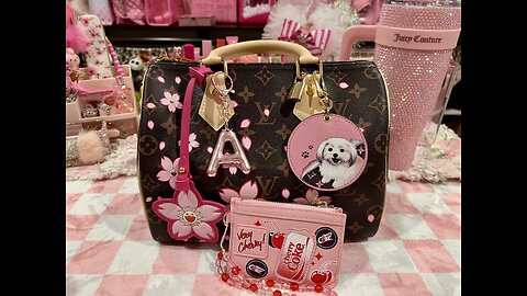 🌸What’s in my Cherry Blossom Speedy 25 Bag🌸🌸🌸🌸🌸
