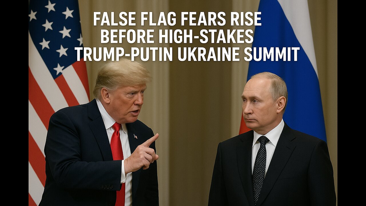False Flag Fears Rise Before High-Stakes Trump–Putin Ukraine Summit