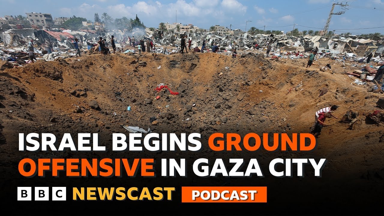 Where will Gaza City residents go after Israel's offensive begins? | BBC Newscast