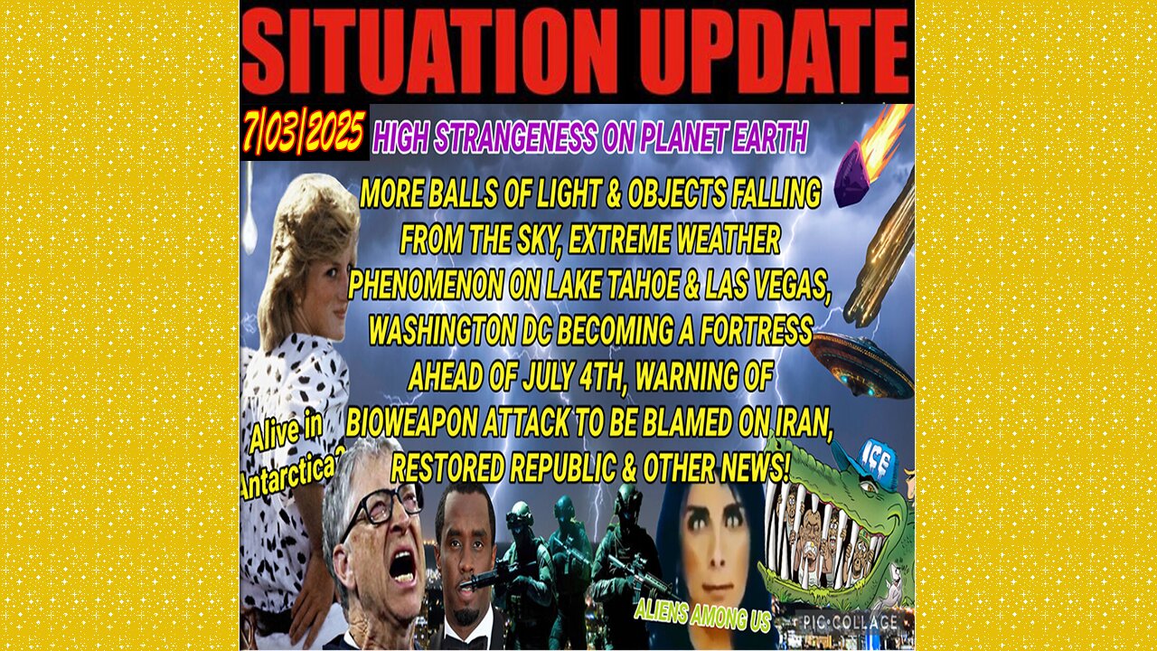 SITUATION UPDATE 7/3/25 - Washington DC Becoming A Fortress Ahead Of July 4th, Restored Republic
