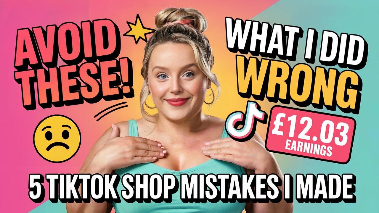 My 5 TikTok Shop Affiliate Mistakes You Should Avoid!