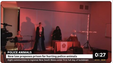 "Australian TV Broadcast Interrupted by Devil-Worshipping Ceremony: 'Satan Works Mysteriously'"