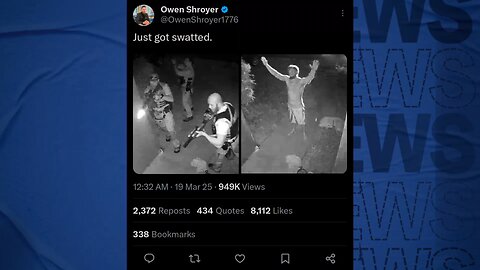 Swatting of right wing figures is disgusting.