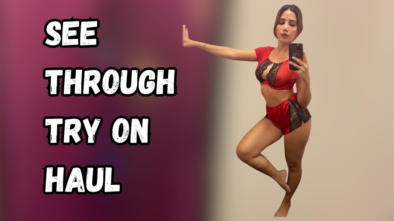 [4K] See Through Try On Haul | Dally 2024