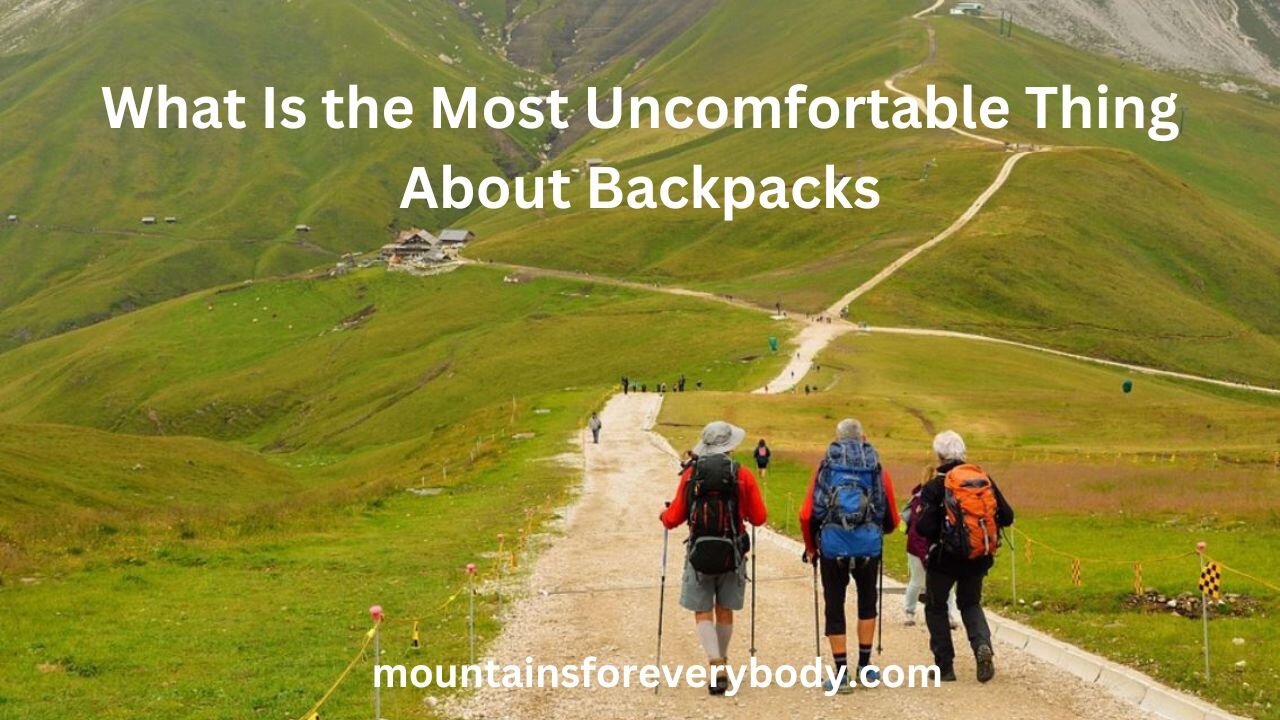 What Is the Most Uncomfortable Thing About Backpacks?