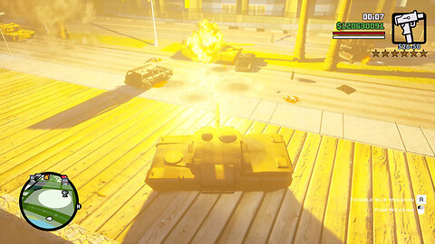 Los Santos Tank Massacre + Six Star Escape | GTA San Andreas