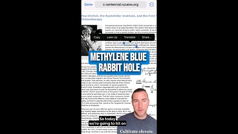 Methylene Blue Is Industrial Poison